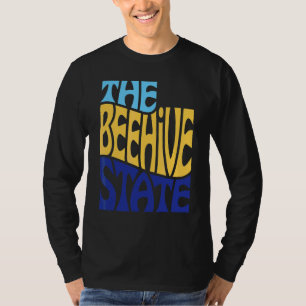 Utah Ut Us State Shape Motto T-Shirt