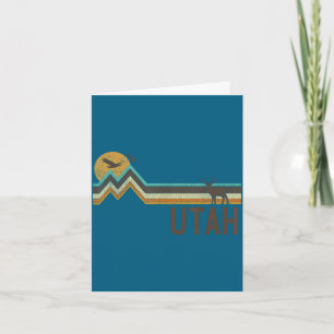 Utah - vintage men women 70s 80s graphic cool card