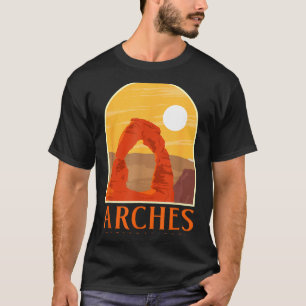 Utah vintage retro hiking camping arches national T-Shirt