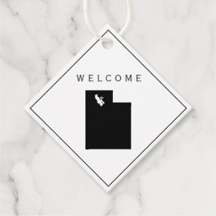 Utah Welcome Bag Gift Tags for Wedding Weekend