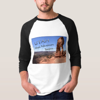 Utah  Where Adventure Begins T-Shirt