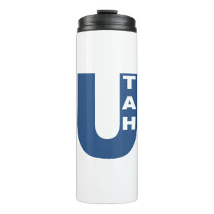 UTAH white insulated bottle