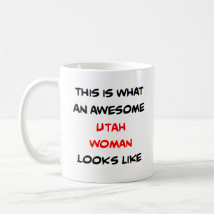 utah woman, awesome coffee mug