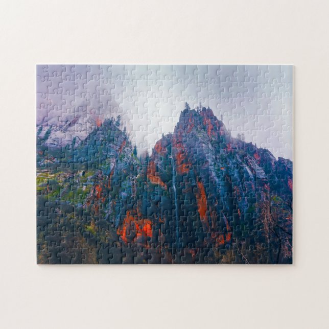 Utah Zion Mountains. Jigsaw Puzzle (Horizontal)