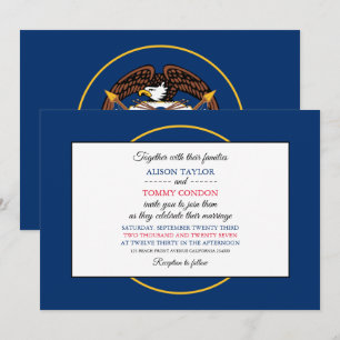 Utahn Flag, Flag of Utah Wedding Invitation