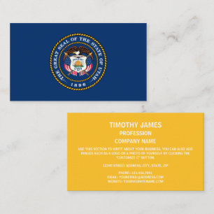 Utahn Seal, Seal of Utah Business Card