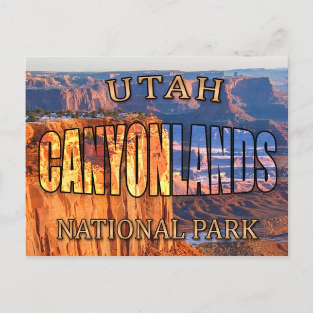 Utah's Canyonlands National Park Postcard (Front)