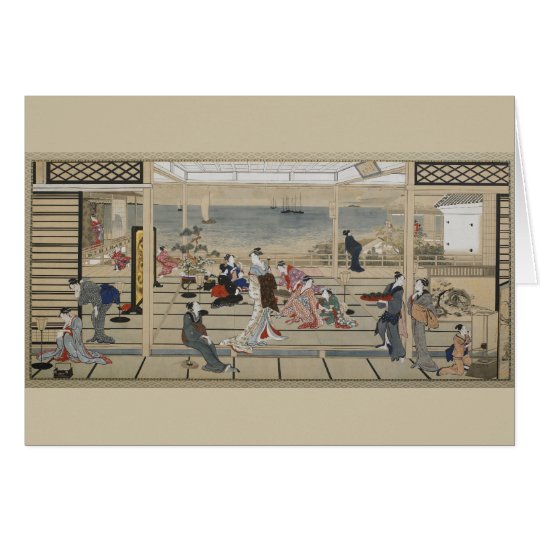 Utamaro’s Japanese Art greeting card