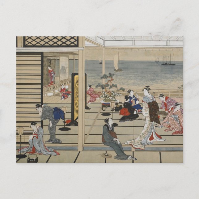 Utamaro’s Japanese Art postcard (Front)