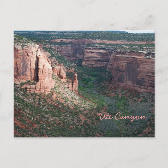 Ute Canyon Postcard (Front)