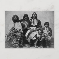 Ute Family Vintage Stereoview