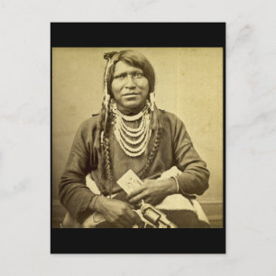 Ute Indian with Pistol and Card