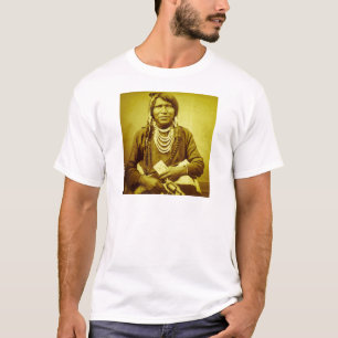 Ute Indian with Pistol Vintage T-Shirt