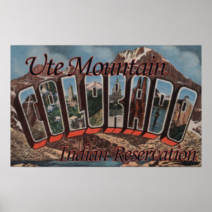 Ute Mountain Indian Reservation, Colorado Poster