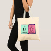 Ute periodic table name tote bag (Front (Product))