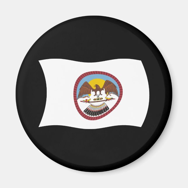Ute Tribe Flag Magnet (Front)