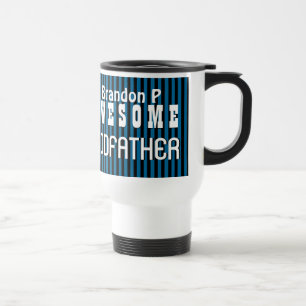 UTEMPLATE Awesome GODFATHER with STRIPES A07T Travel Mug