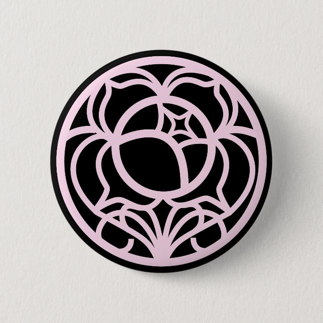 Utena Rose Crest Duelist Ring Symbol 6 Cm Round Badge (Front)