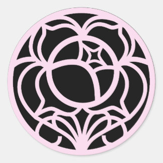 Utena Rose Crest Duelist Ring Symbol Classic Round Sticker