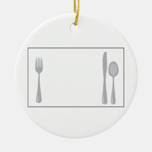 Utensils Ceramic Tree Decoration