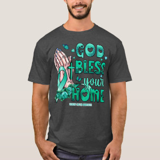 Uterine Awareness god bless faith hope T-Shirt