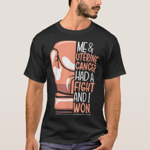 Uterine Cancer Awareness Boxing Gloves 959 T-Shirt