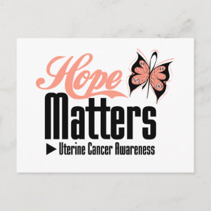 Uterine Cancer HOPE MATTERS Postcard