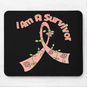 Uterine Cancer I Am A Survivor Mouse Mat