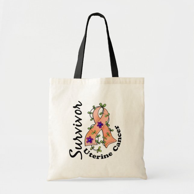 Uterine Cancer Survivor 15 Tote Bag (Front)