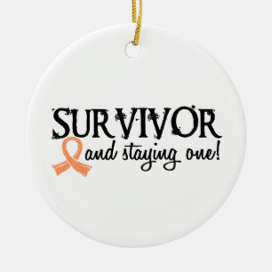 Uterine Cancer Survivor 18 Ceramic Tree Decoration