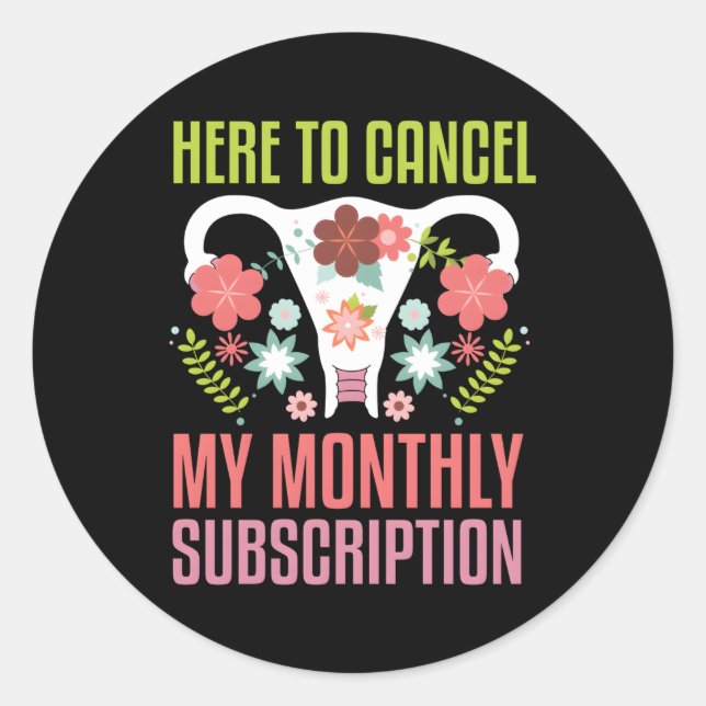 Uterus Removal Surgery Support Hysterectomy Surviv Classic Round Sticker (Front)