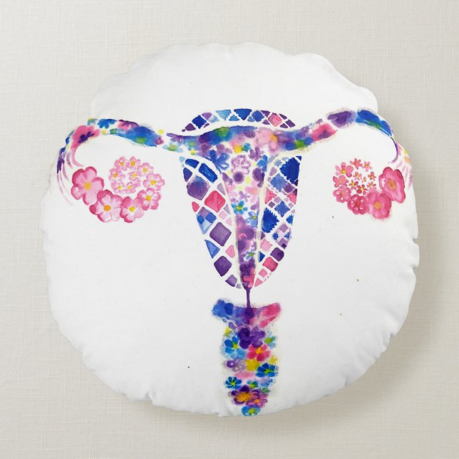 Uterus Round Cushion (Front)