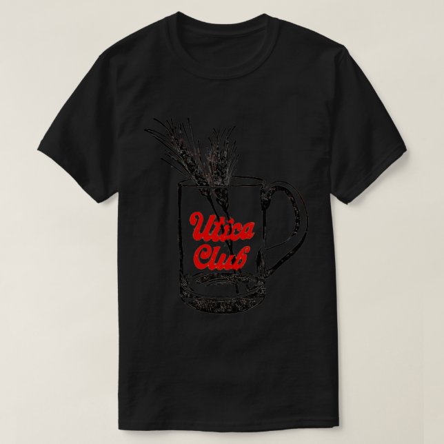 Utica Club Brewery Aesthetic T-Shirt (Design Front)