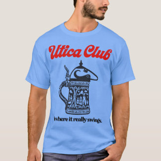 Utica Club Swings Beer Retro Defunct Breweriana T-Shirt