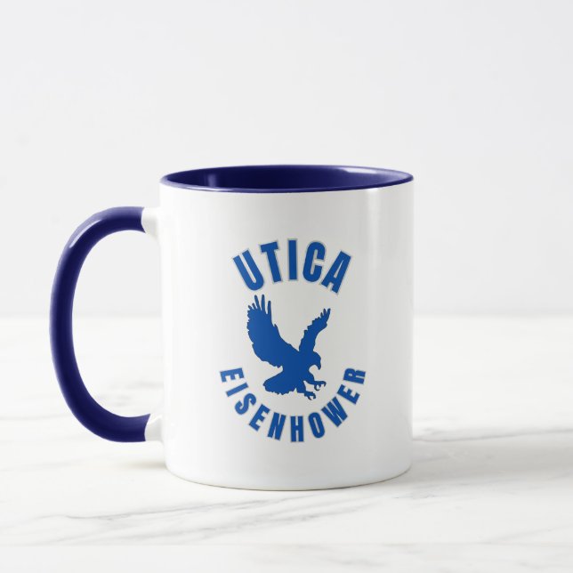 Utica Eisenhower High School Michigan Coffee Mug (Left)