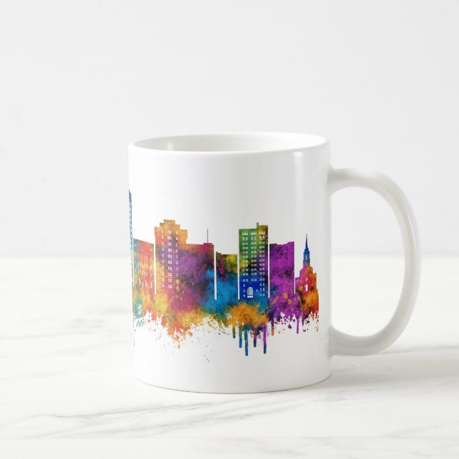 Utica New York Skyline Coffee Mug (Right)