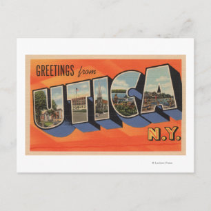 Utica, New YorkLarge Letter ScenesUtica, NY Postcard
