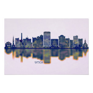 Utica Skyline Poster