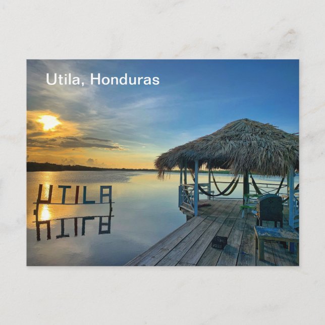 Utila, Honduras Postcard (Front)