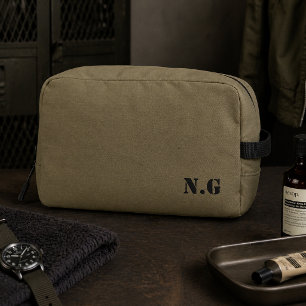 Utility Military Style Army Green Dopp Kit