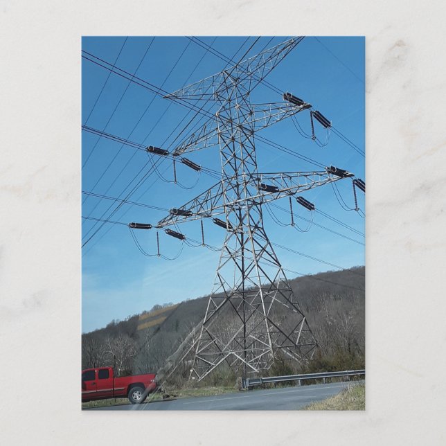 Utility Tower Postcard (Front)