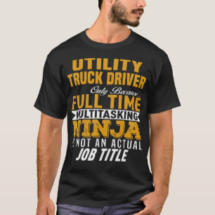 Utility Truck Driver cool freestyle  T-Shirt