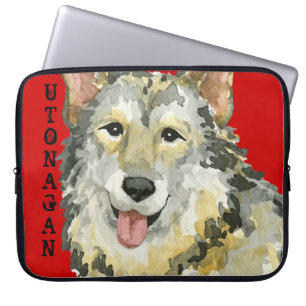 Utonagan Colour Block Laptop Sleeve