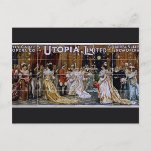Utopia, Limited Vintage Theatre Postcard