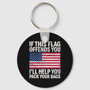 Utopia Sport Usa Shop If This Flag Offends You I'l Key Ring