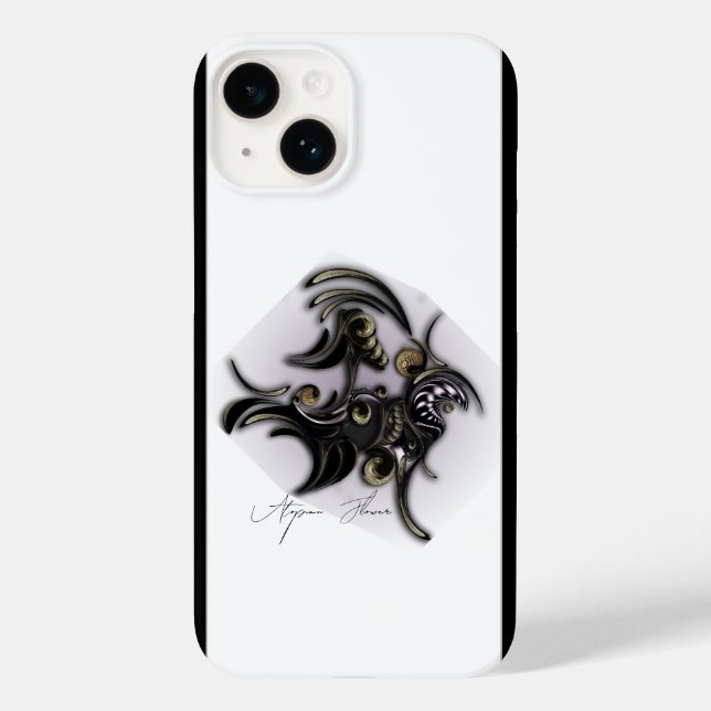 "Utopian Flower", Apple iPhone 14 Case (Back)