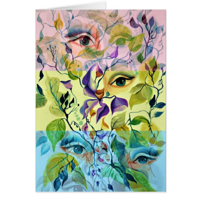 Utopian Psychedelic Surreal Eyes Design (Front)