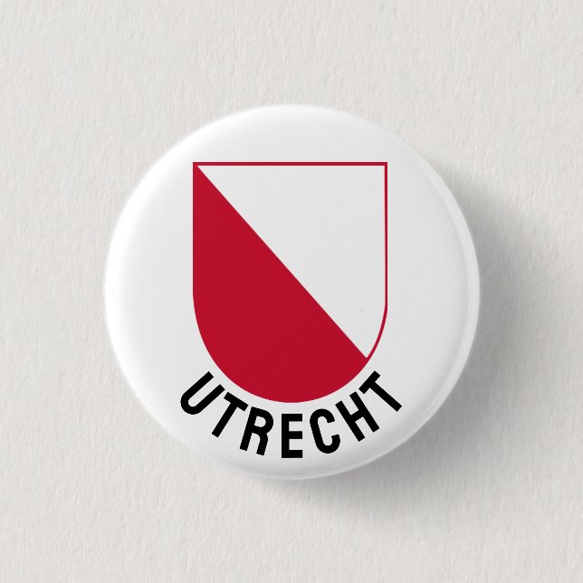 Utrecht coat of arms - Netherlands 3 Cm Round Badge (Front)