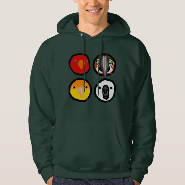 Utsumi's Family Birb Hoodie (Front)