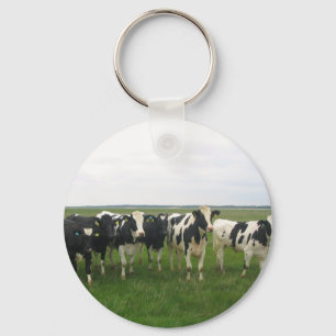 Utterly Delightful Cows! Key Ring